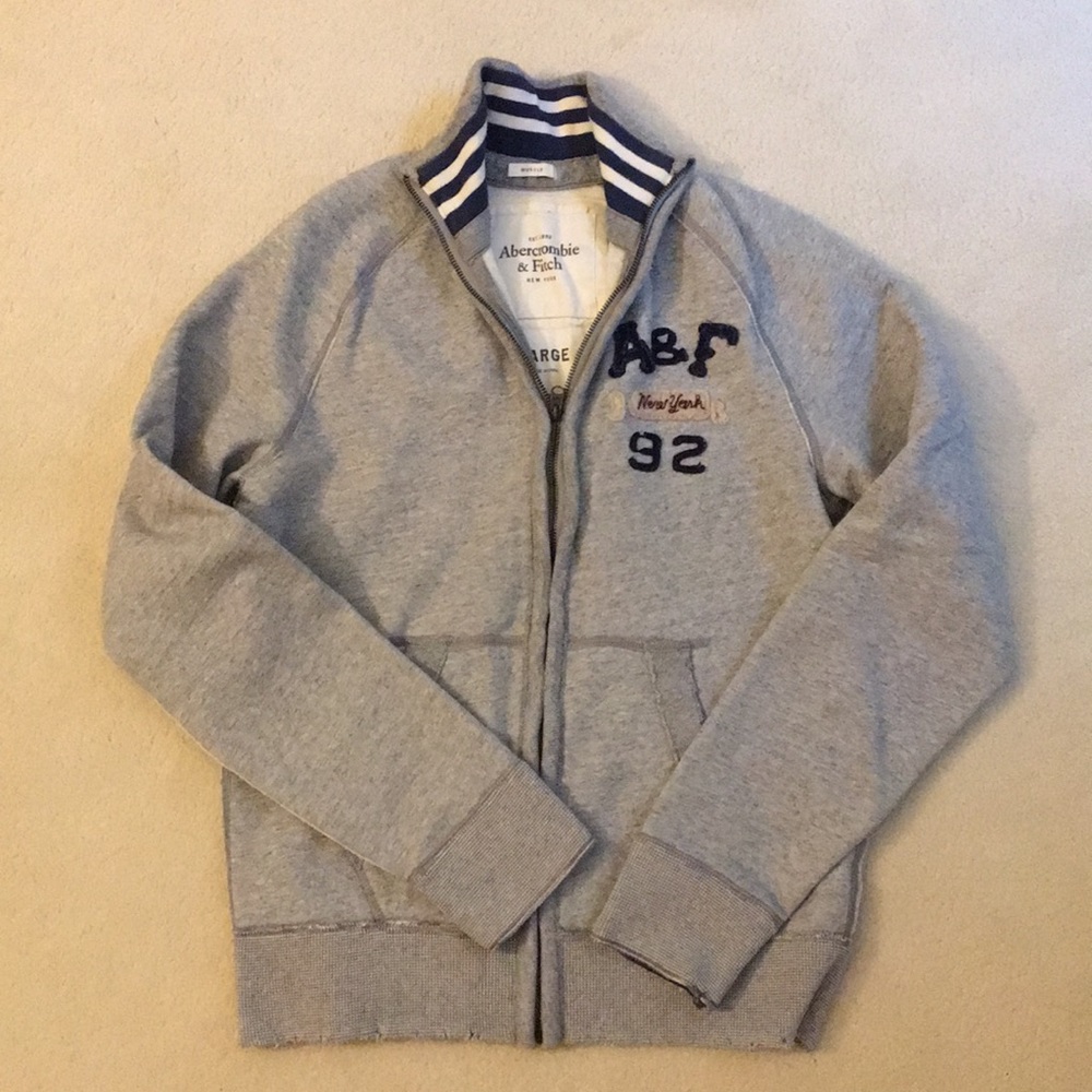 Abercrombie & Fitch sweatshirt cardigan, men’s L